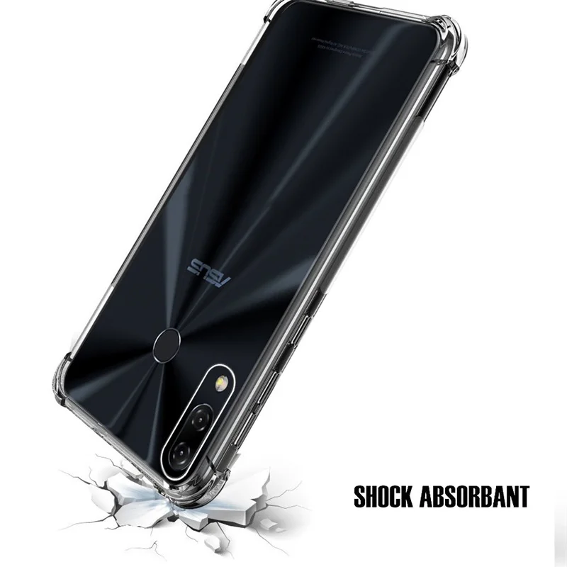 Clear Silicone Shockproof Phone Case with Air Cushion Airbag Design