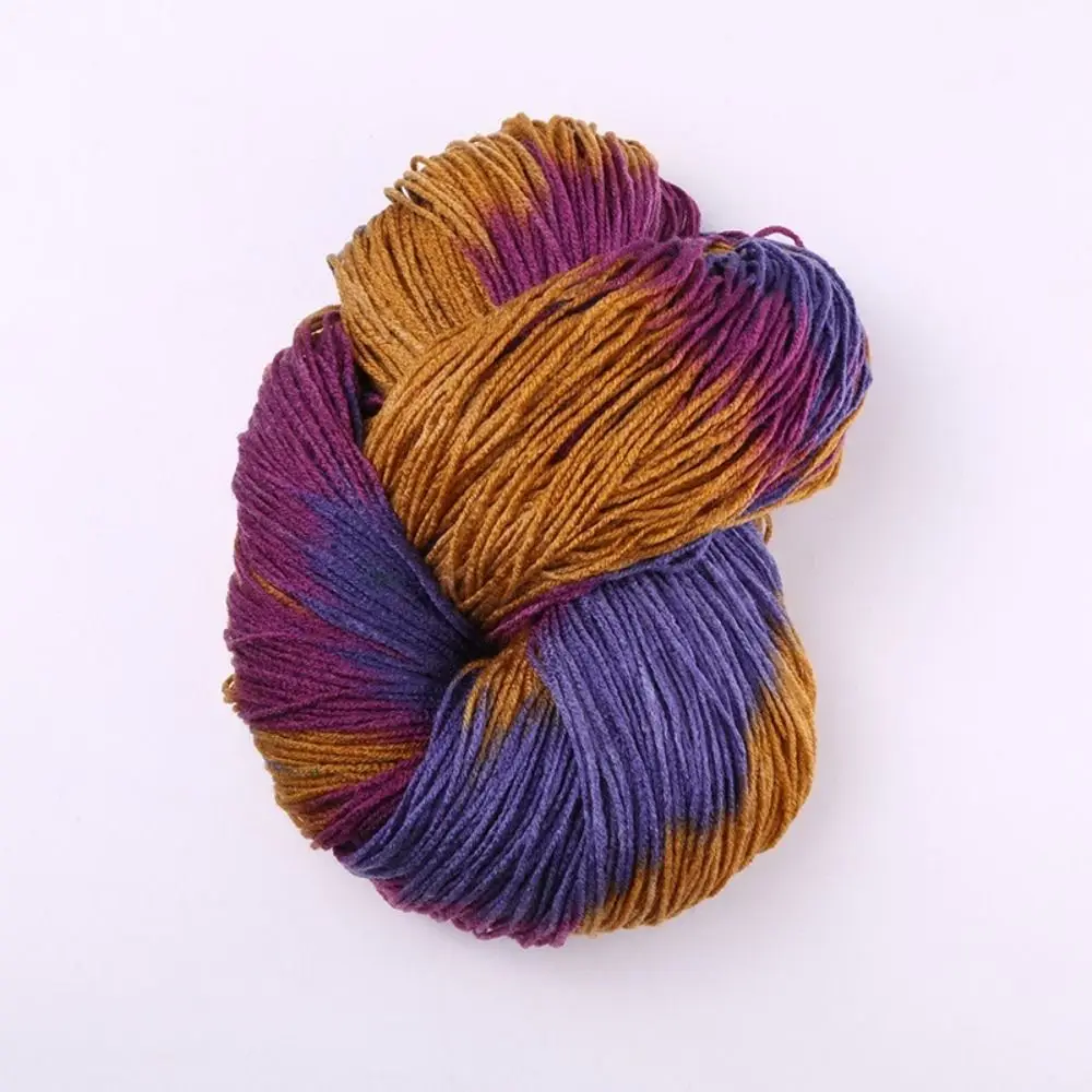 50g/Roll Colorful Rainbow Segment Dyed Wool Yarn DIY Hand Knitting Crochet Thread For Sweater Scarf Shawl Supplies 4