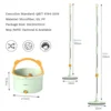 Spin Mops floor Cleaning Tools Household Cleaning spin Home Floor Cleaning easy to drain Squeeze Mop Wet and Dry Mop and Bucket 6