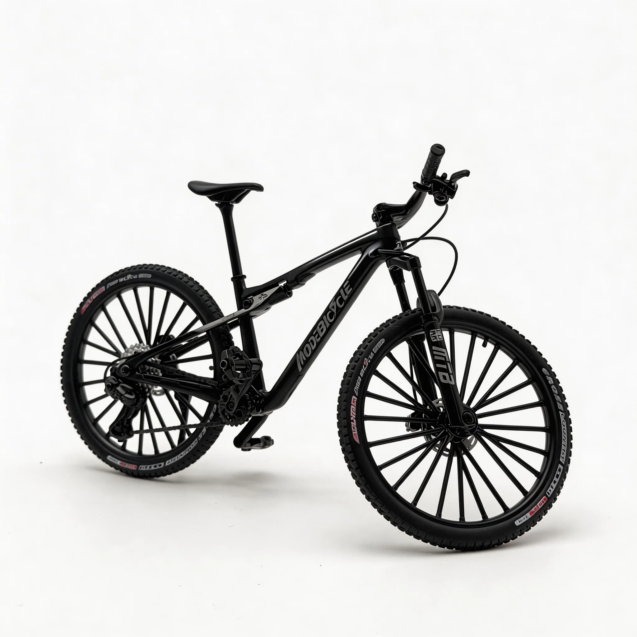 1:8 Modell Legierung Mountainbike Druckguss Metall Mountainbike Klappbares Rennrad Simulationsgeschenk Spielzeug für Kinder – Detail 10