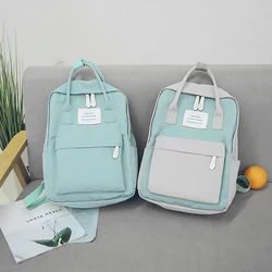2021 Fashion Women Backpack Waterproof Canvas Rucksack Travel Backpack Female School Bag For Teenagers Girl Shoulder Bag Bagpack