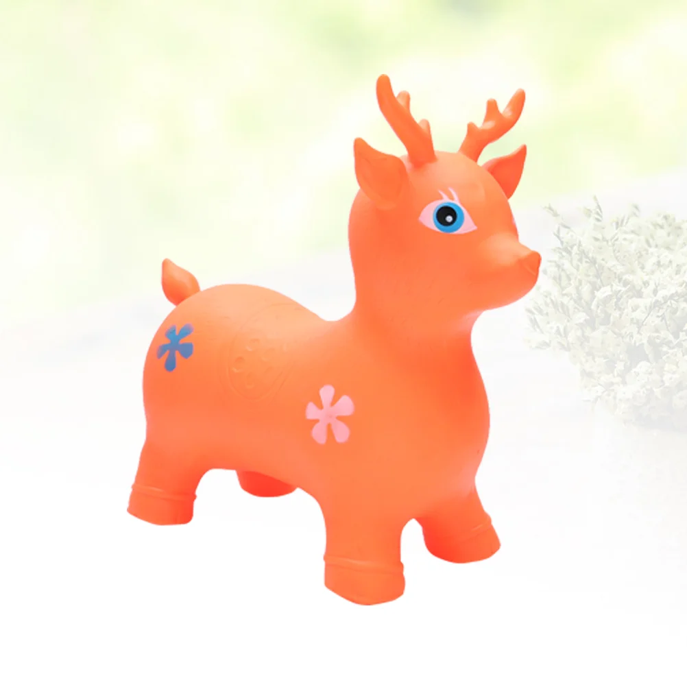 

Creative Kids Inflatable Jumping Horse Toy with Music Ideal for Physical Development and Birthday Gifts