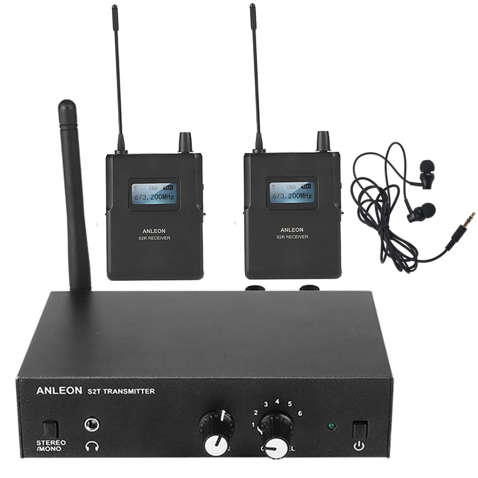For ANLEON S2 Stereo Wireless Stage In-Ear Monitor System 670 
