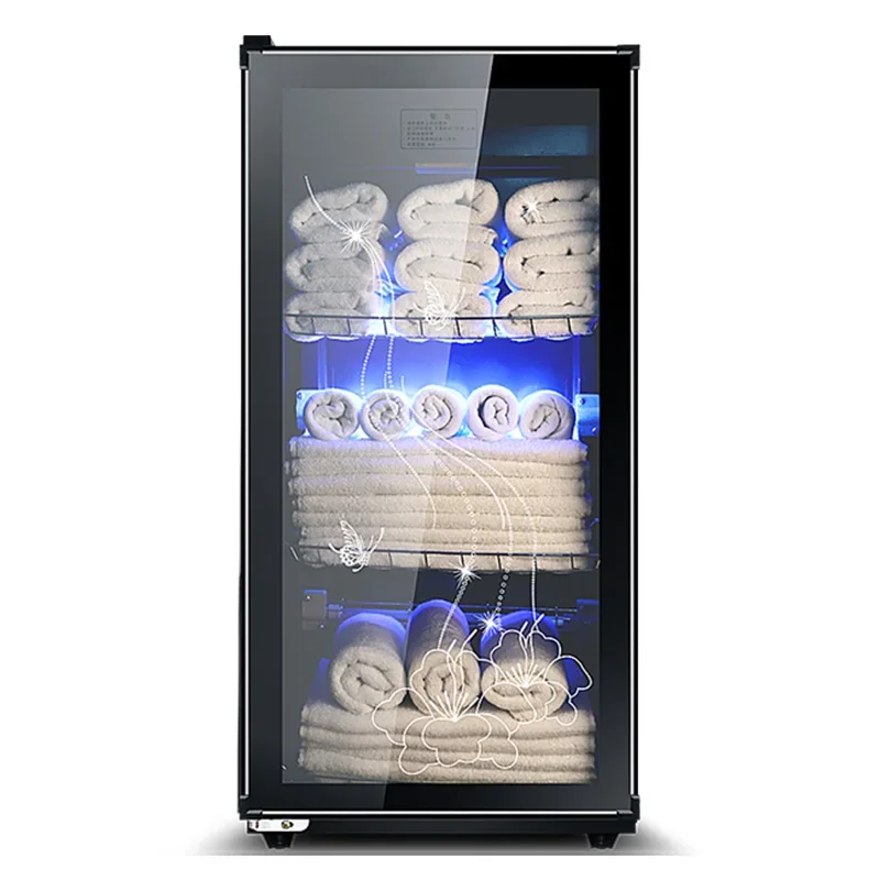 Ultraviolet Ozone Disinfection Cabinet Beauty Salon Barber Shop Towel Clothing Disinfection Cabinet Towel Warmer 220V