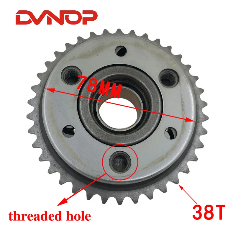 Motorcycle Engine parts one way Starter Clutch Overrunning Clutch Gear For HONDA CA250 CBT125 CM125 DD250 JH250 CBT250 DD350 scooter clutch parts starter pull start assembly