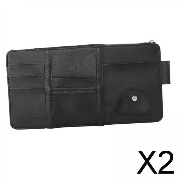 

2xTruck Sun Visor Organizer with Multi Pocket for Pens Notes