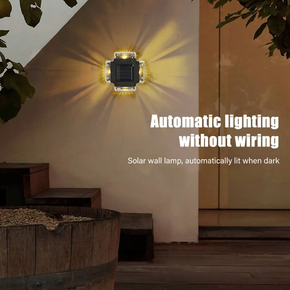

2024 NEW Solar Lights LED Solar Powered Outdoor Light For Front Door Yard Garage Garden Patio Motion Sensor Outdoor Light