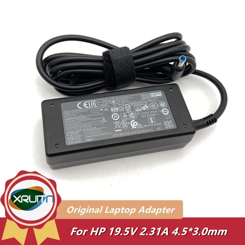 

Genuine HSTNN-CA40 TPN-LA15 L25296-001 For HP ENVY 19.5V 2.31A 45W x360 15-BP107NA Power Supply Charger 740015-003 TPN-DA16