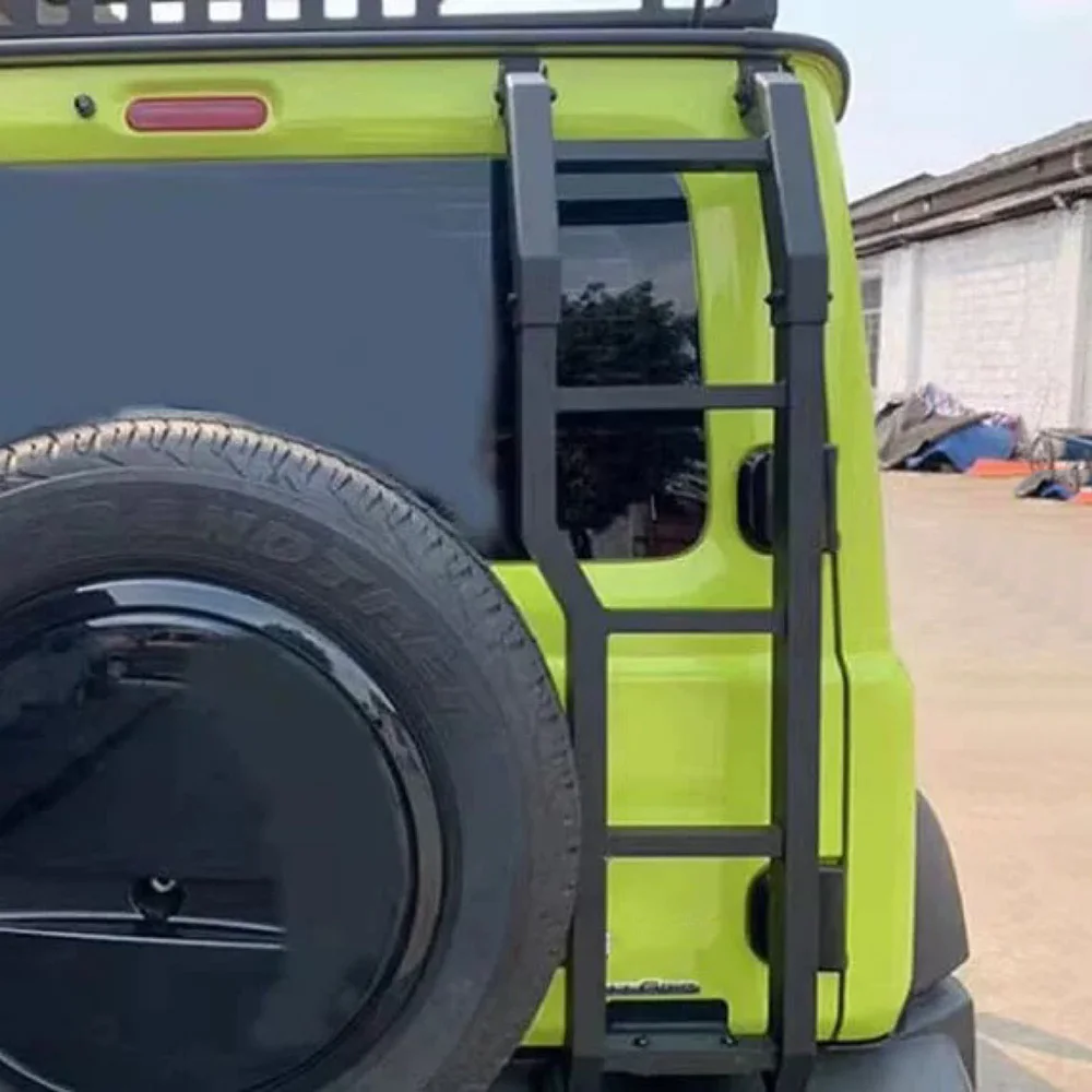 스즈키 짐니 2019-2025 JB64 JB74 보호 프레임워크 사다리 자동차 뒷문 테일 도어 사다리 액세서리