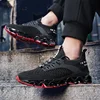 Men's Shoes Autumn Season New Soft Soled Simple Casual Sneakers Shoes Platform Mesh Breathable Lace Up Casual Running Shoes 3