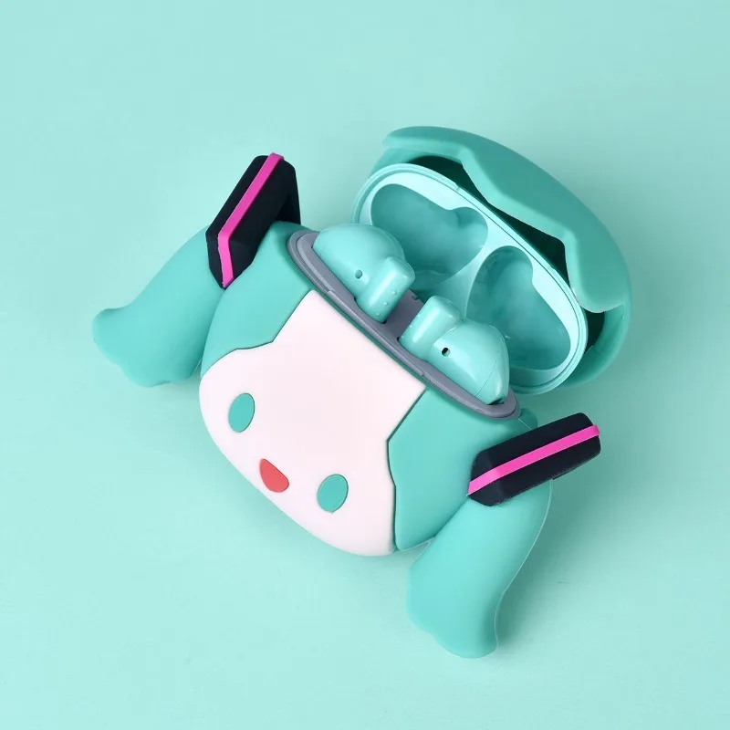 Periferiche Anime Giapponesi Miku Hatsune Periferiche Miku Cuffie Cuffie Bluetooth Periferiche Articolari Bidimensionali