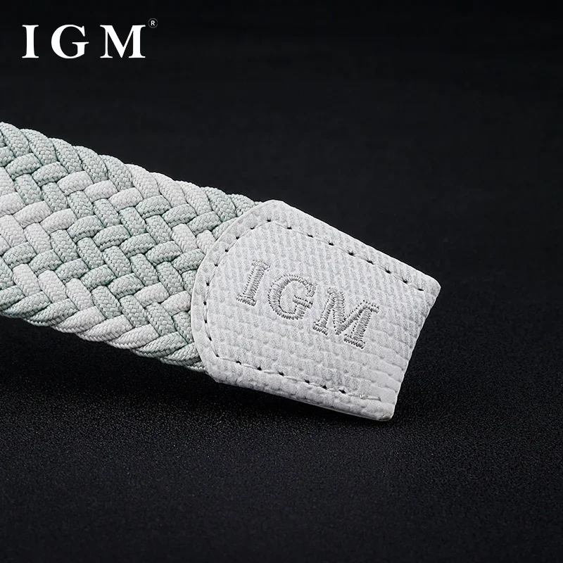 Woven Elastic Student Belt Punching-free Canvas Belt Female elastic belt trunk elastic belt