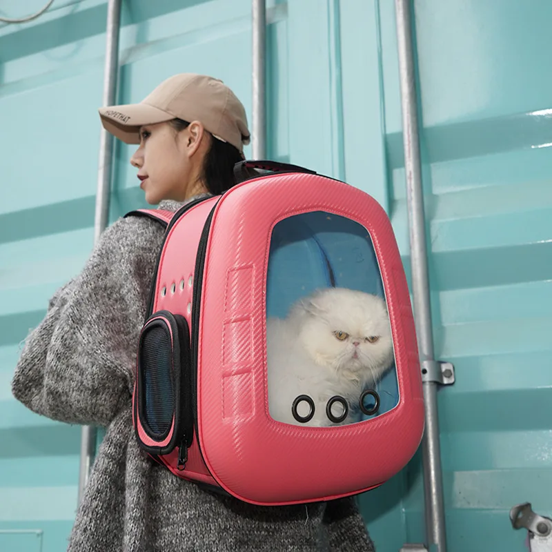 

1PC Pet carrier EVA space capsule dog cat backpack transparent design portable travel backpack transportin gato bag for pets