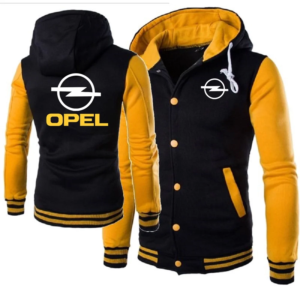 Men OPEL Car Fleece Hoodies Baseball Uniform Men's Hooded Sweatshirts Hoody Jersey Jackets 5