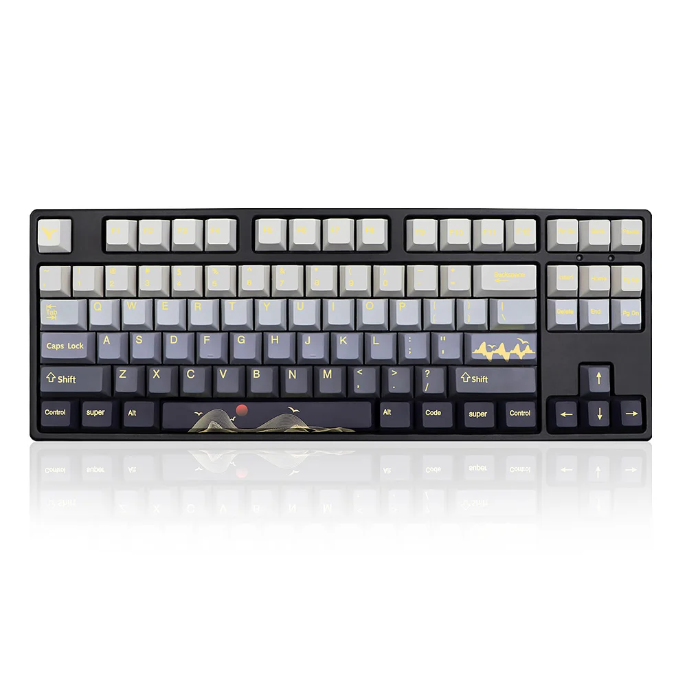 GMK KEYCAP ƾ Űĸ,  ȭ PBT Űĸ Ʈ,  Ű, ü , MX ġ, RGB Anne p, 136 Ű
