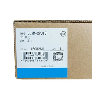 

CJ2M-CPU13 PLC Module CJ2MCPU13 CPU Unit In Box Processing