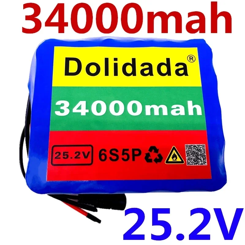 

2024 New Preferred 4V 34Ah 6S5P 18650 Lithium ion Battery Pack 25.2V 34000mAh Lithium ion Battery Pack