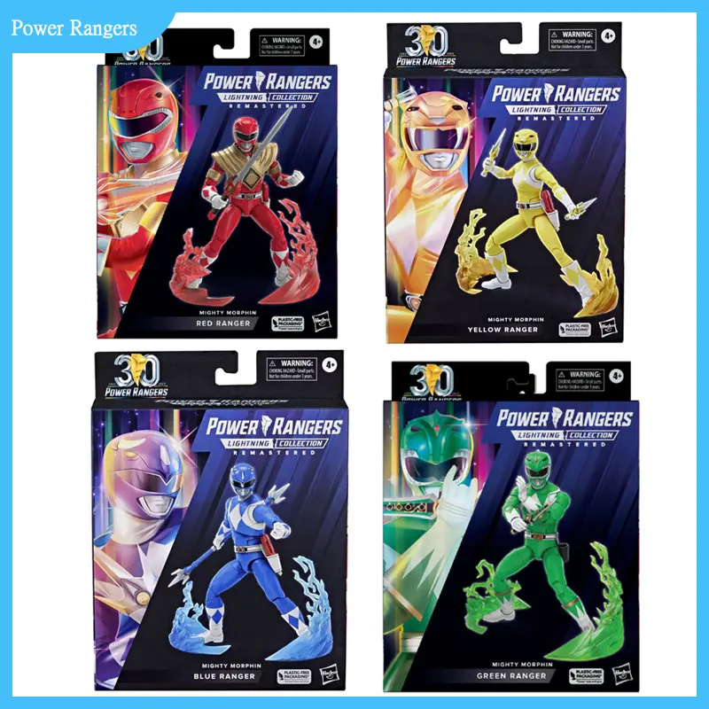 

Power Ranger Розовый Красный рейнджер зеленый рейнджер синий рейнджер желтый рейнджер 6-дюймовая экшн-фигурка модель коллекционные игрушки