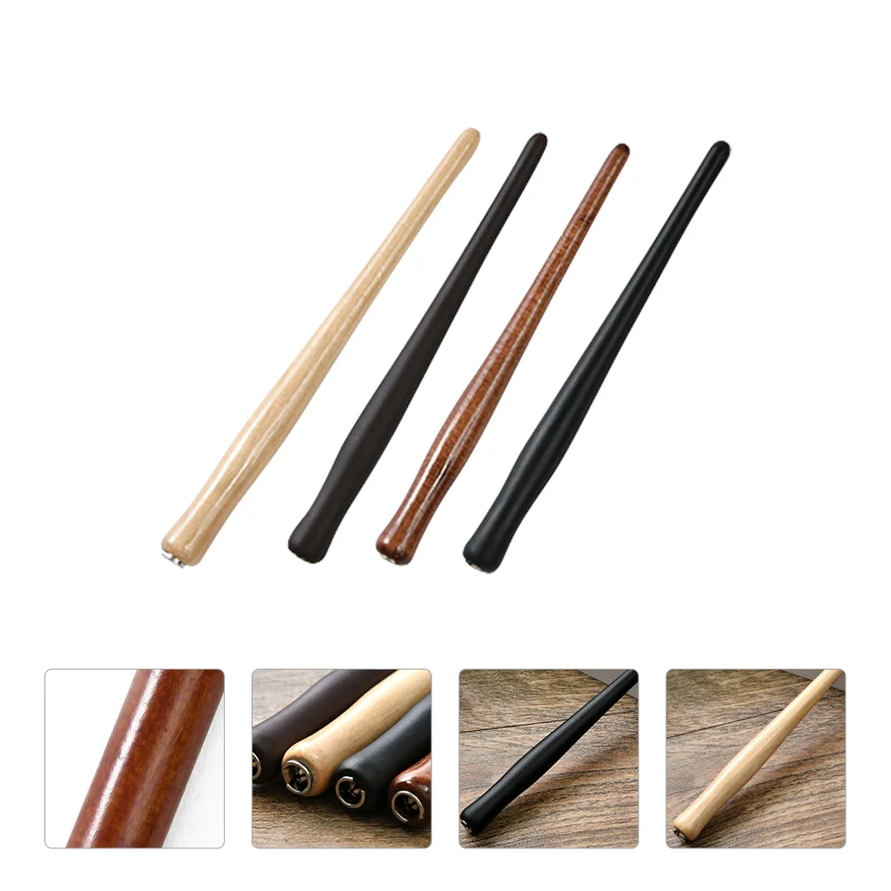 

4pcs Professional Cartoon Penholder Useful Writing Dip Pen Holders