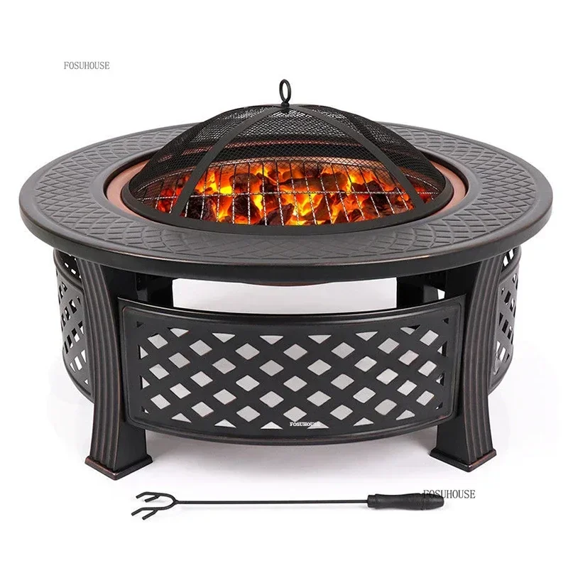 Minimalist Creative Fire Pits for Home Indoor Smokeless Charcoal Fire Pot Multi-purpose Indoor and Outdoor Heating Stove Brazier