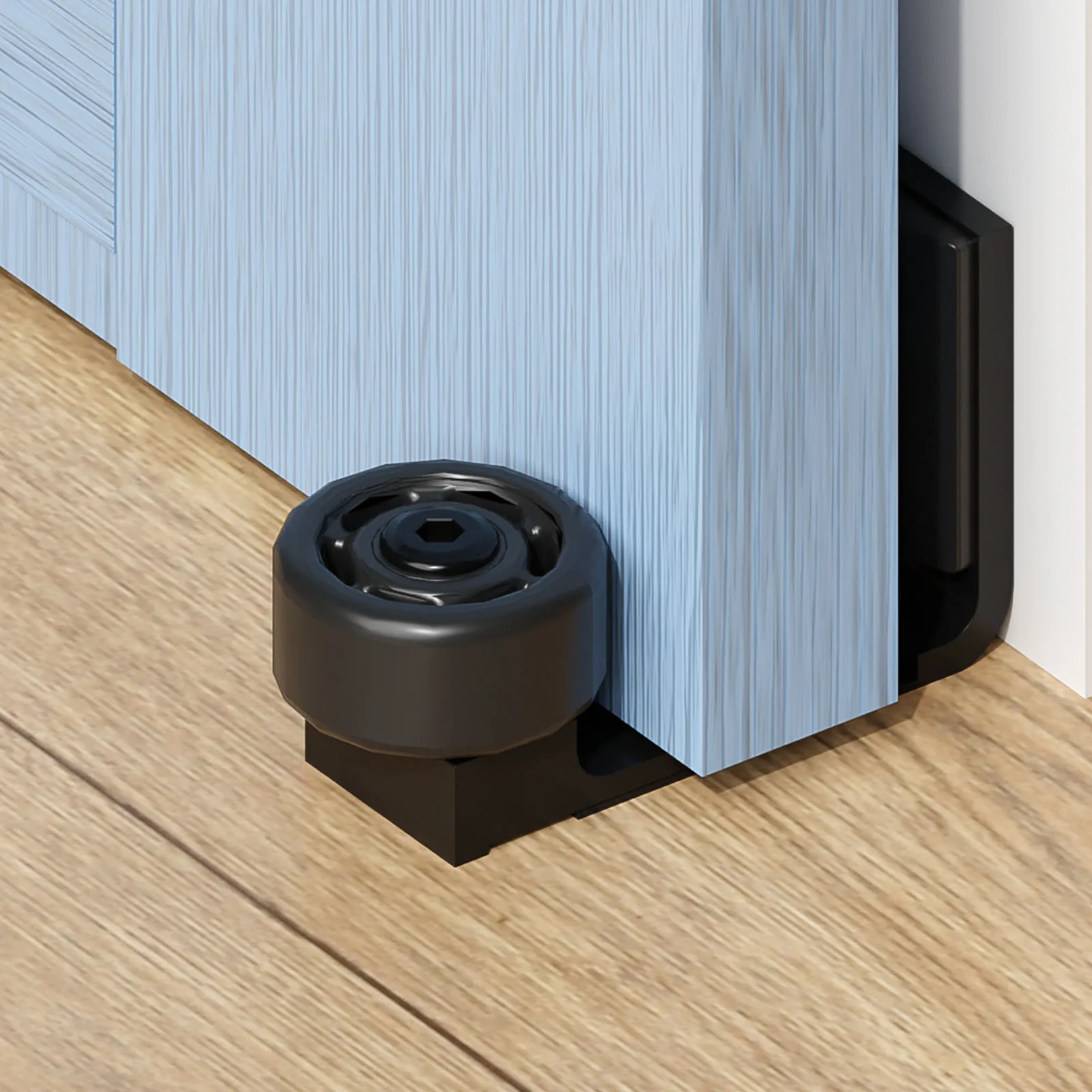 دليل أرضية باب الحظيرة قابل للتعديل ترقية أجهزة با...