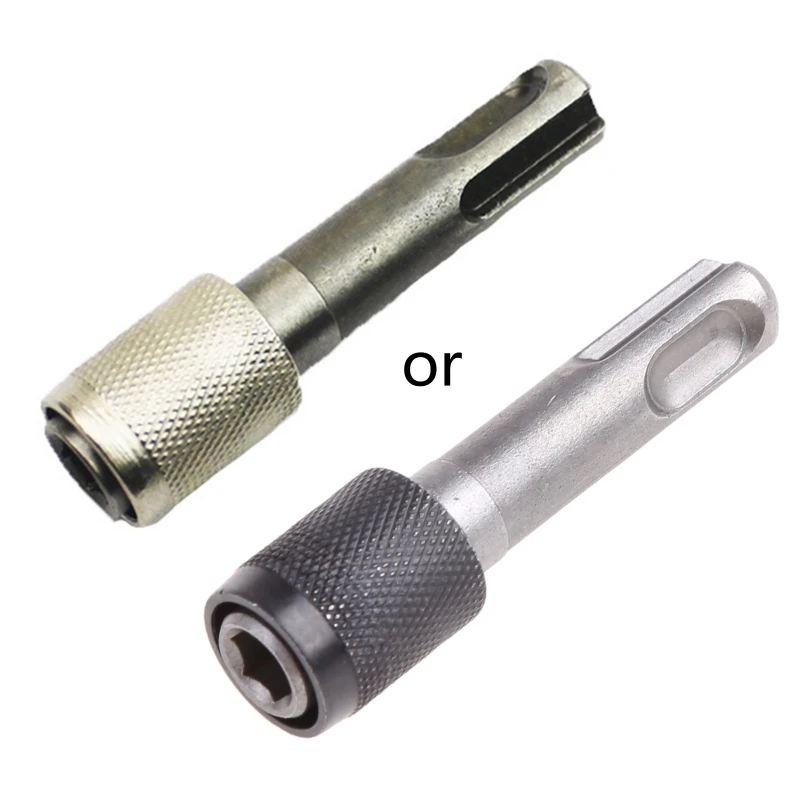 

1/4'' Hex Shank Screwdriver Holder Drill Bits Adapter Converter SDS Kit