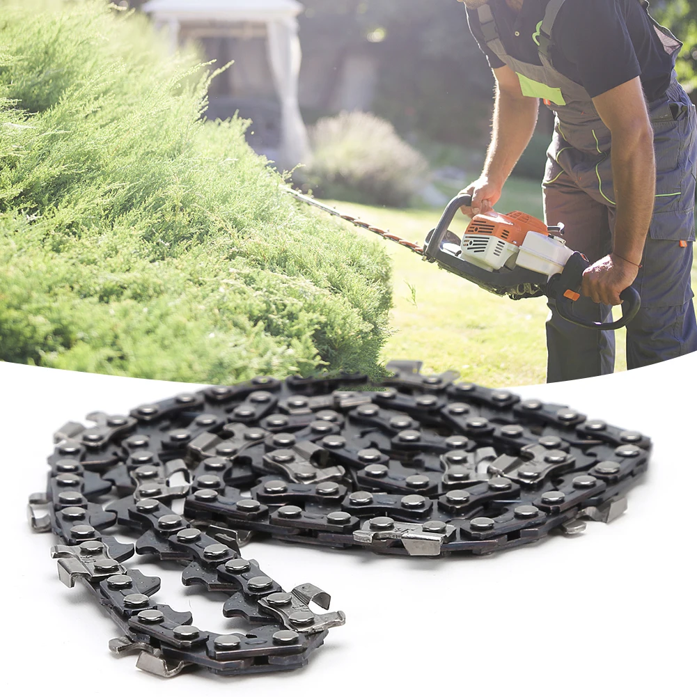 12/8Inch Metal Saw Chain 22 Teeth 45 Drive Links Replacement Chainsaw Saw Chain Spare Parts 3/8inch Pitch Electric Accessory