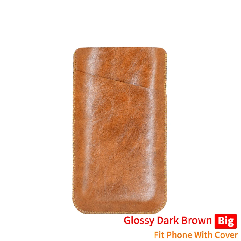 Universal PU Leather Phone Bag Pocket Wallet Pouch Case