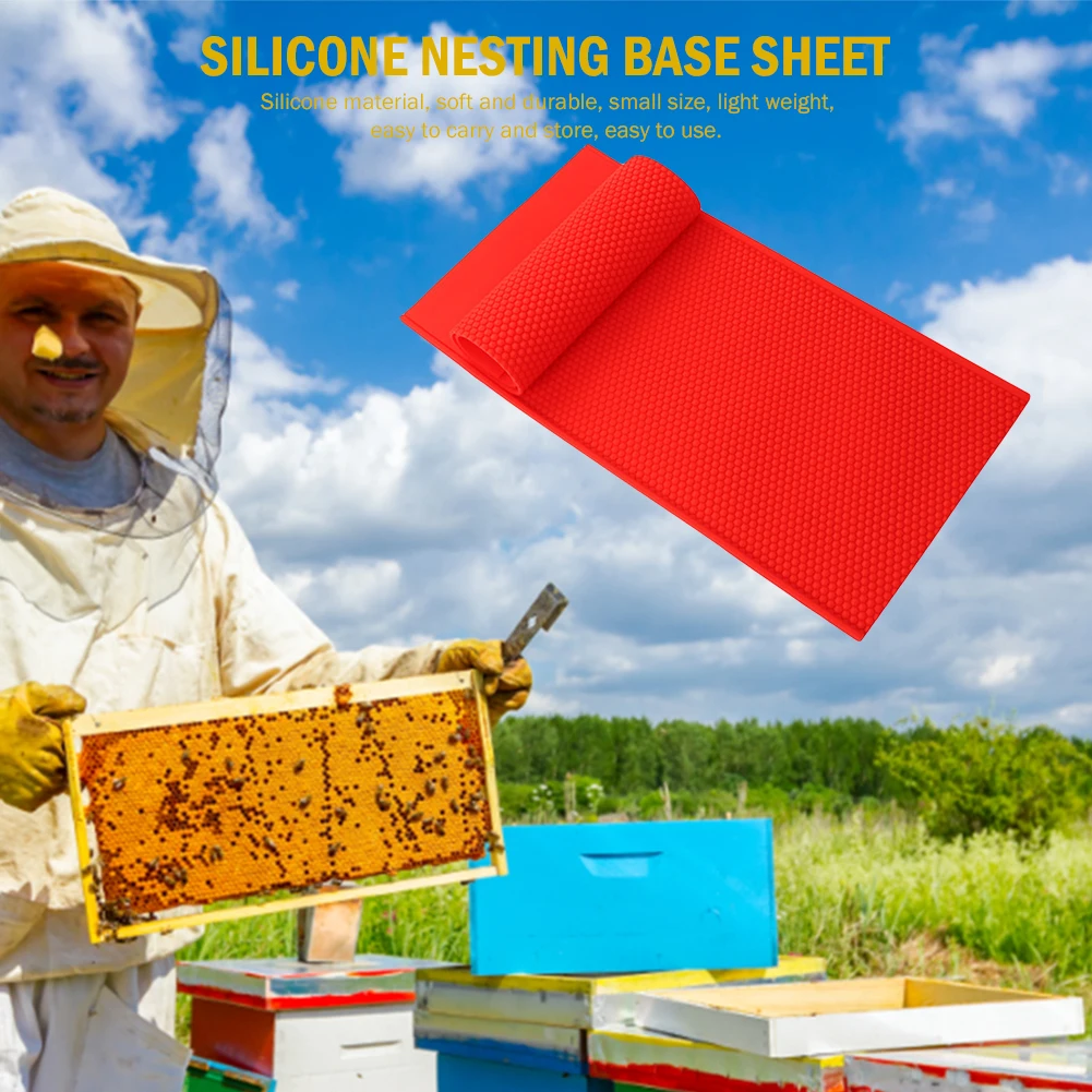 Beeswax Press Sheet Mold Soft PVC Honeycomb Base Foundation Mould Beehive Shovel Beekeeping Beeware Beeswax Making Tools beekeeping tools beekeeping accessories