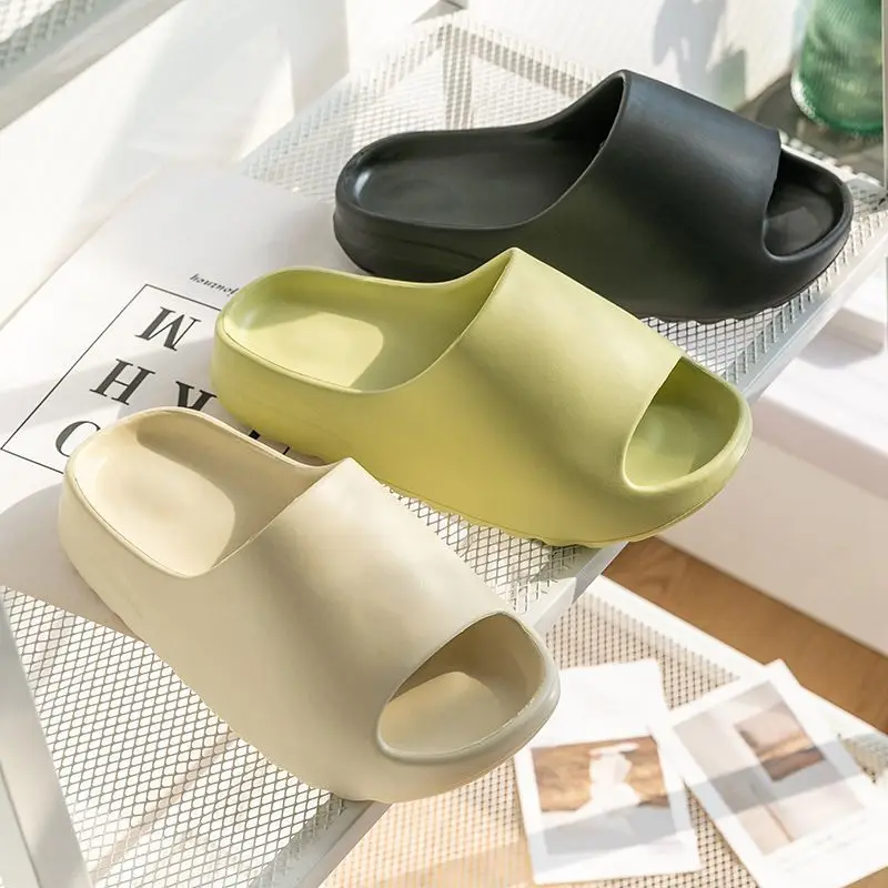 Women's Sandals 2023 New Summer Ladies Soft Slippers Casual Outdoor Beach Slides Men Fashion Slippers Indoor Household Man Flats