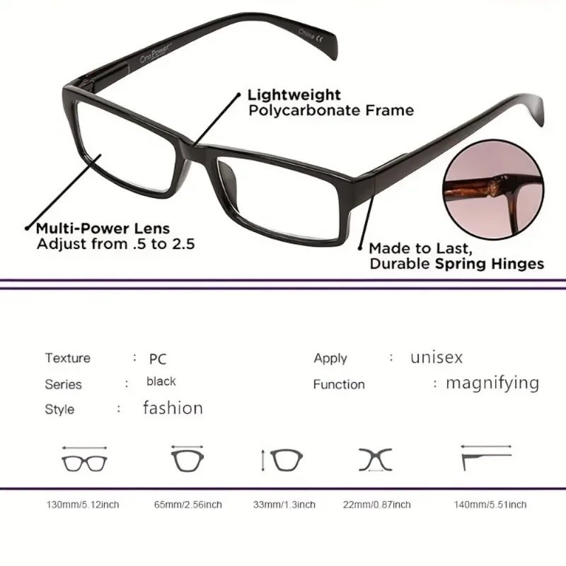 Fashion Auto-focus Reading Glasses for Men and Women Middle-aged and Elderly Magnifying Glasses Universal 3