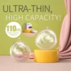 2PCS Wearable Breast Milk Collectors Silicone Shells BPA Free Milk Collection Cup Reusable & Washable Breastfeeding Nursing Pads 1