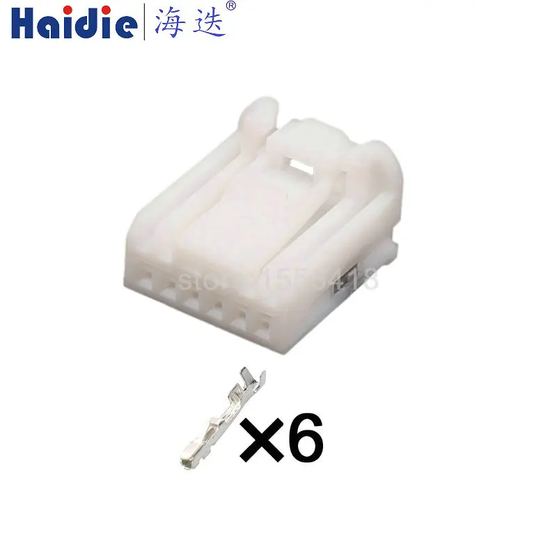 1-20 sets 6pin auto wiring harness plug cable electric plug connector