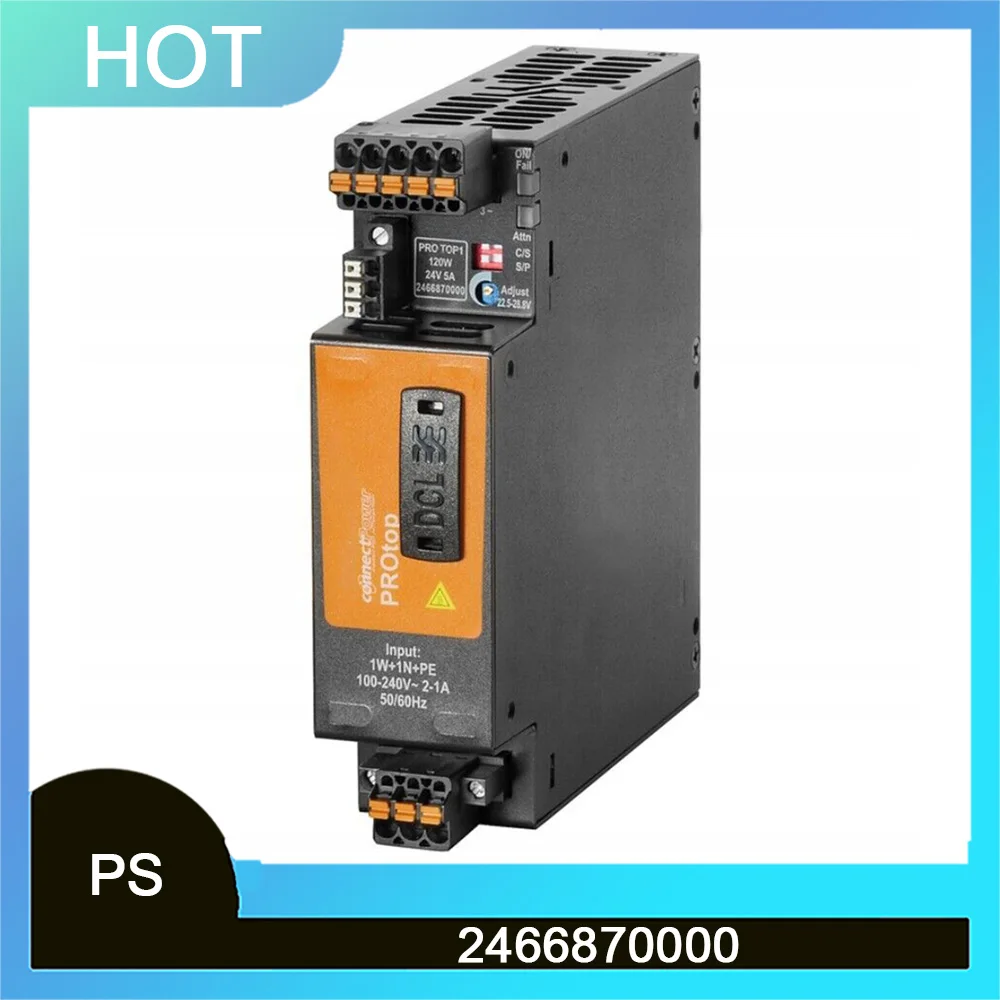 2466870000 For Weidmuller Switch Power Supply PRO TOP1 120W 24V 5A