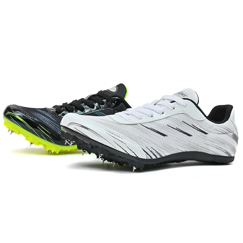 

New Arrival Spiked Shoes Men Track and Field Spikes Sneakers Women Running Shoes for Boy Lacing Athletic Training Shoes