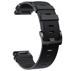 QuickFit Nylon Braided Watch Strap, Universal 22mm/26mm - QuickFit 26mm (Black)