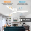 IRALAN Modern Ceiling Fan sealing fan apartment bedroom living room interior air circulation ceiling circulator Circulite 4