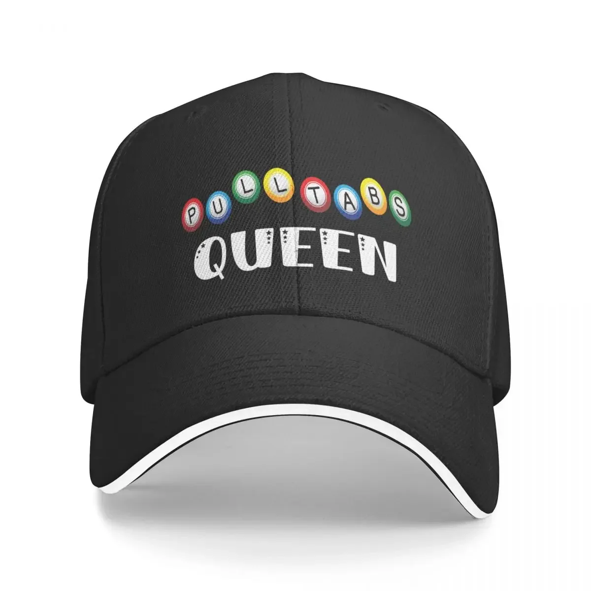

Pull Tabs Queen. Bingo Addict. Baseball Cap dad hat tea Hat Custom Cap Streetwear For Man Women's