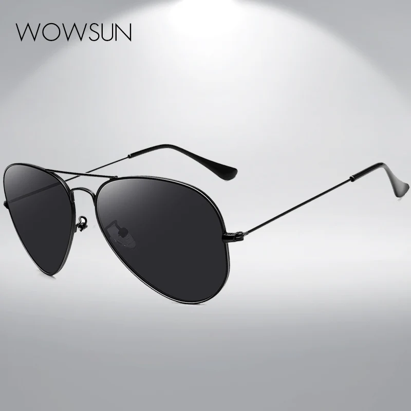 

WOWSUN 2023 Fashion Classic Pilot Sunglasses Ladies High-quality Polarized Men's Sunglasses Retro Fishing Driving Goggles UV400