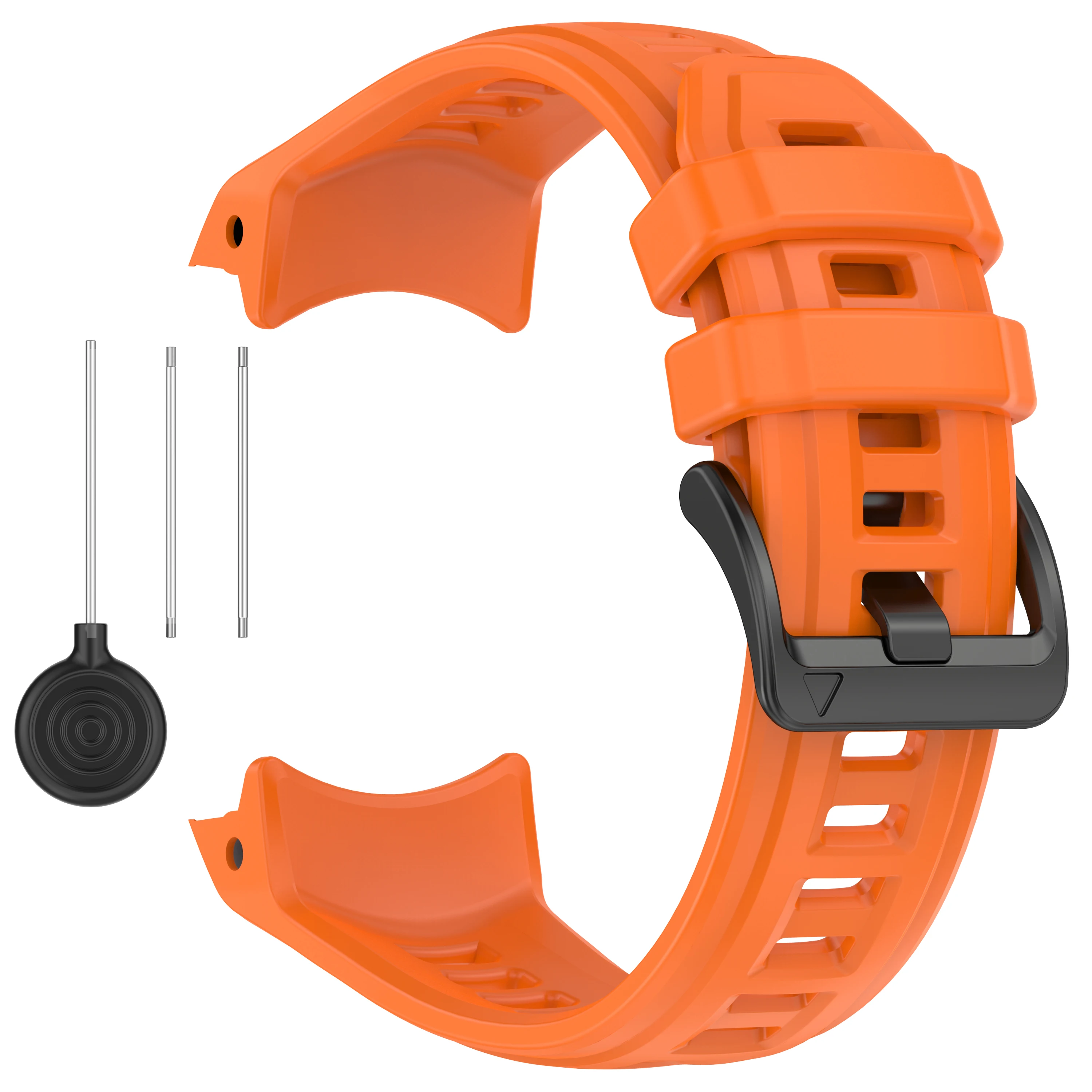 Breathable Sporty Silicone Loop Watch Strap - 22/26MM