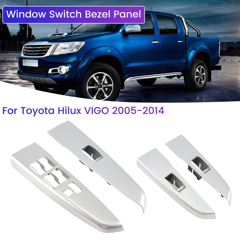 

Car Driver Window Switch Bezel Panel For Toyota Hilux VIGO 2005-2014 74232-0K020 74231-0K020 74271-0K010 74272-0K010