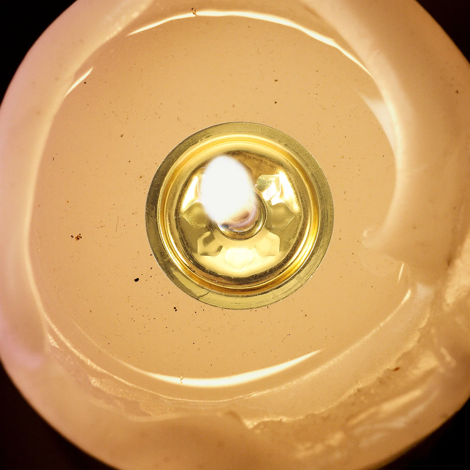 20 Pcs Lotus Oil Lamp Float Floating Holders Lotus Flower Holder Circle Candles Lotus Base Tea Light