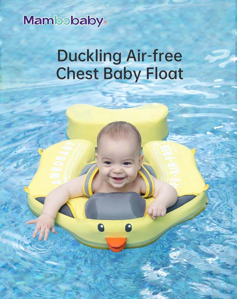 Mambobaby Pool Float Duckling with Canopy Mambobaby Float Shop