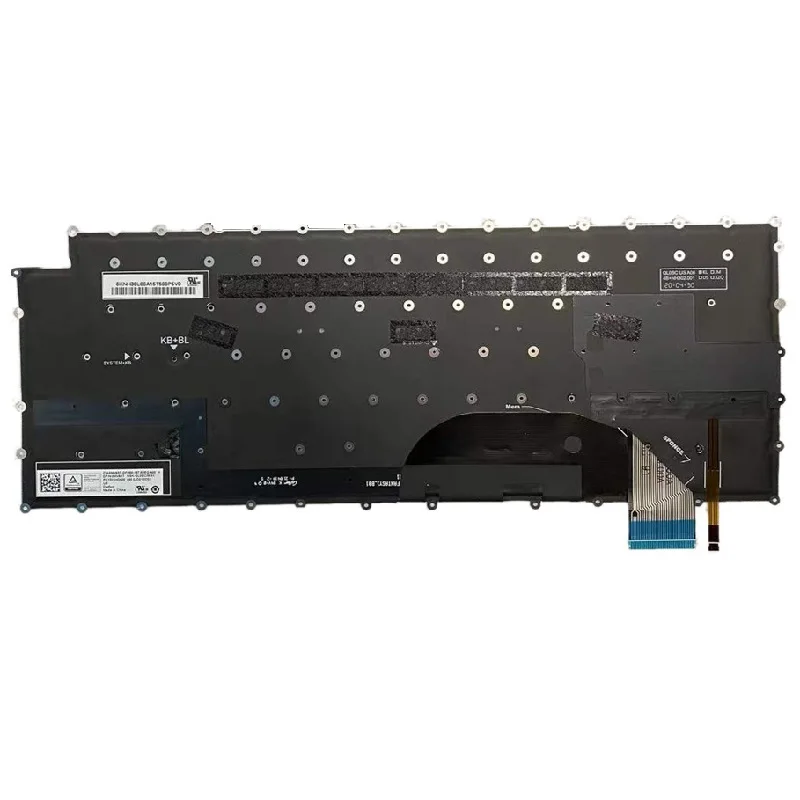 New Eua Reino Unido para Dell Precision 5550 5560 5750 5760 Teclado Retroiluminado Laptop Keyboard - Imagem 6