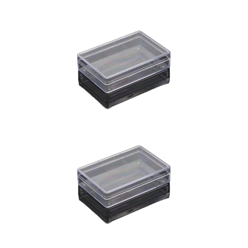 Container Box Rectangular for Case with Cover for Deck Cards Playing Card Set Storing Card Storage Holde 5