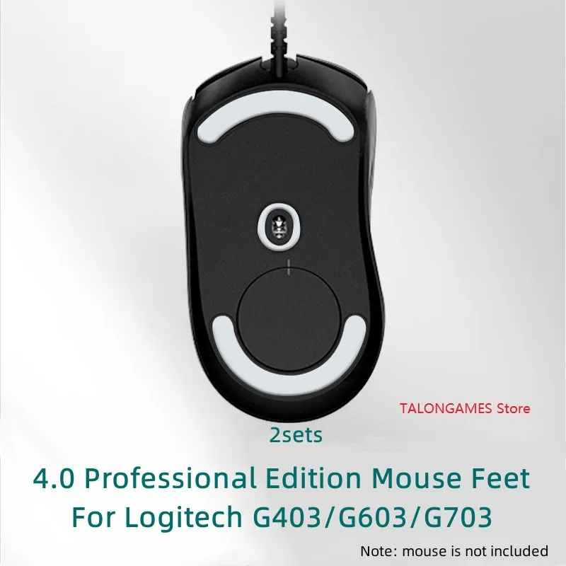 

2 Sets Hotline Games 4.0 Arc Version Mouse Skates 3.0 Mouse Feet For Logitech G403 G603 G703 Gaming Mouse Feet Replacement