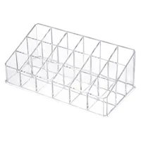 36 clear lipstick organizer Nail polish Eyebrow pencil display stand Desktop Makeup organizer Lipstick organizer 1