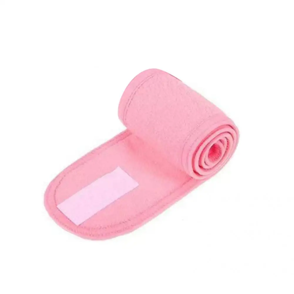 

Makeup Head Wrap Flannel Cosmetic Headband Skin-touch Abrasion Resistant Fashion Self-adhesive Tape Shower Women Headband