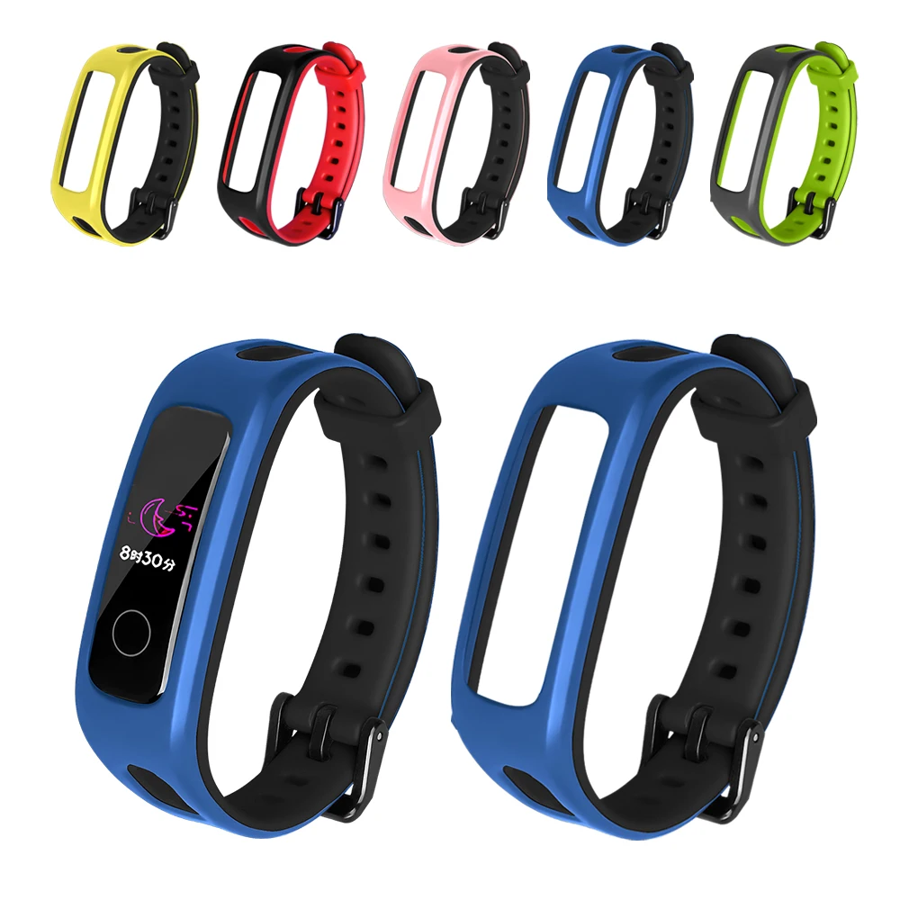 

Ремешок сменный силиконовый для Huawei Band 4e 3e Honor Band 4