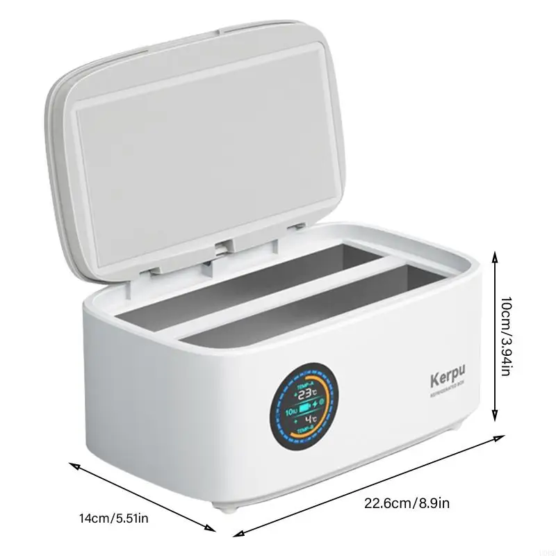 U0DE Insulin Cool Box Electric Mini Fridge Intelligent Electric Thermostat